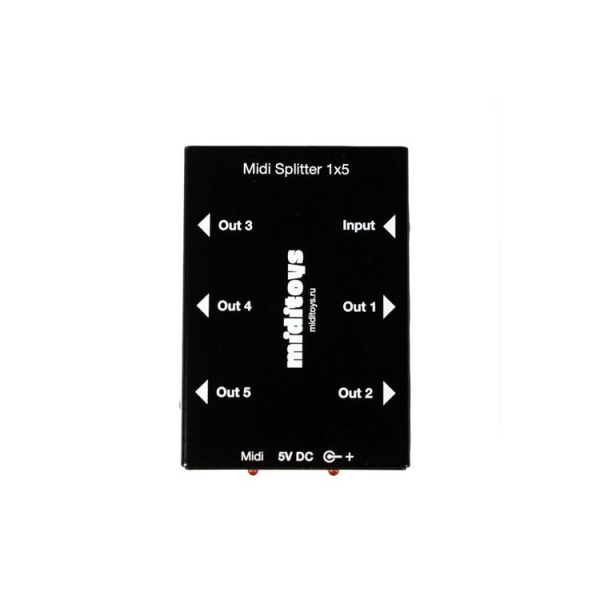 Miditoys Midi Splitter 1x5 BK по цене 3 350 ₽