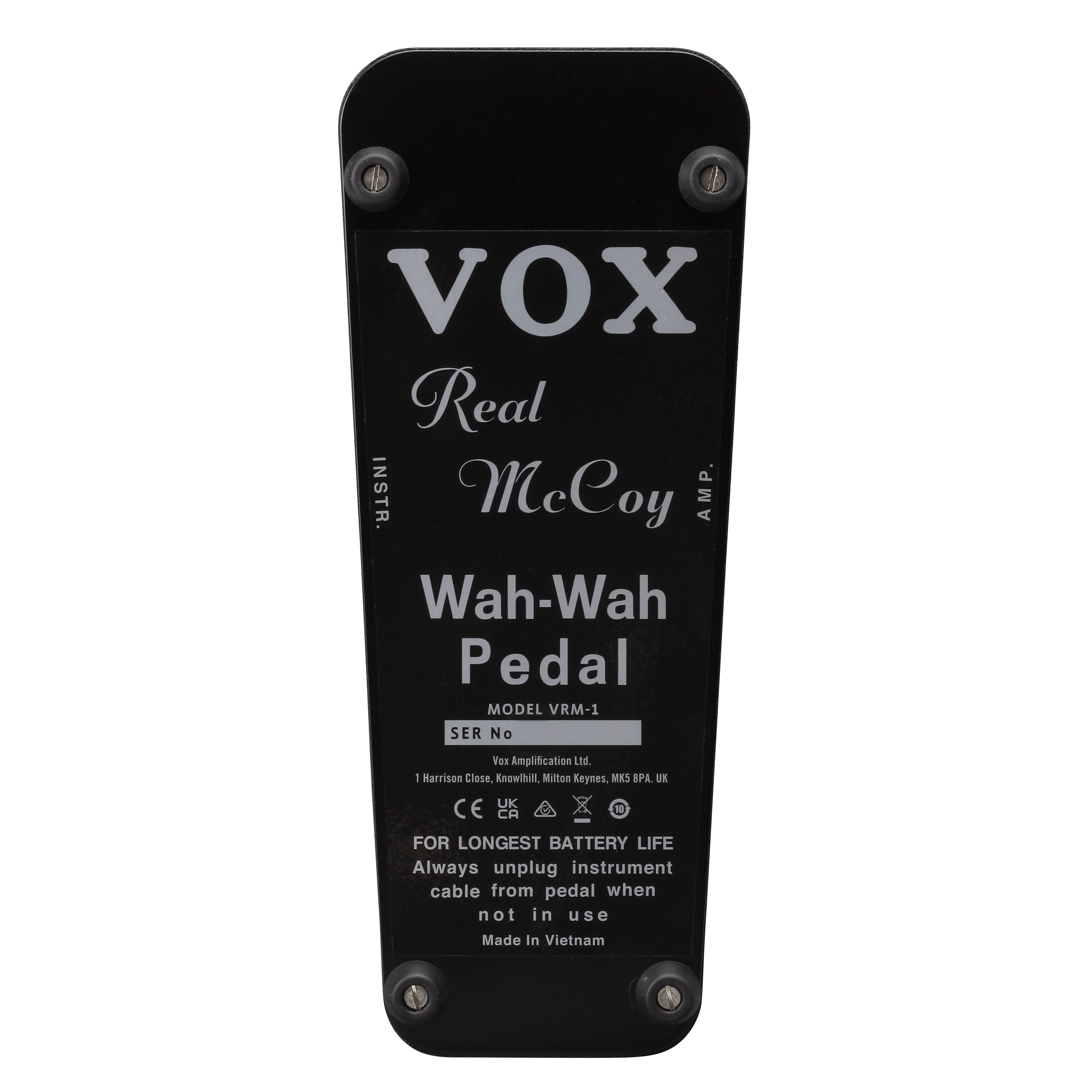 Vox Real MCCOY Wah по цене 38 000 ₽