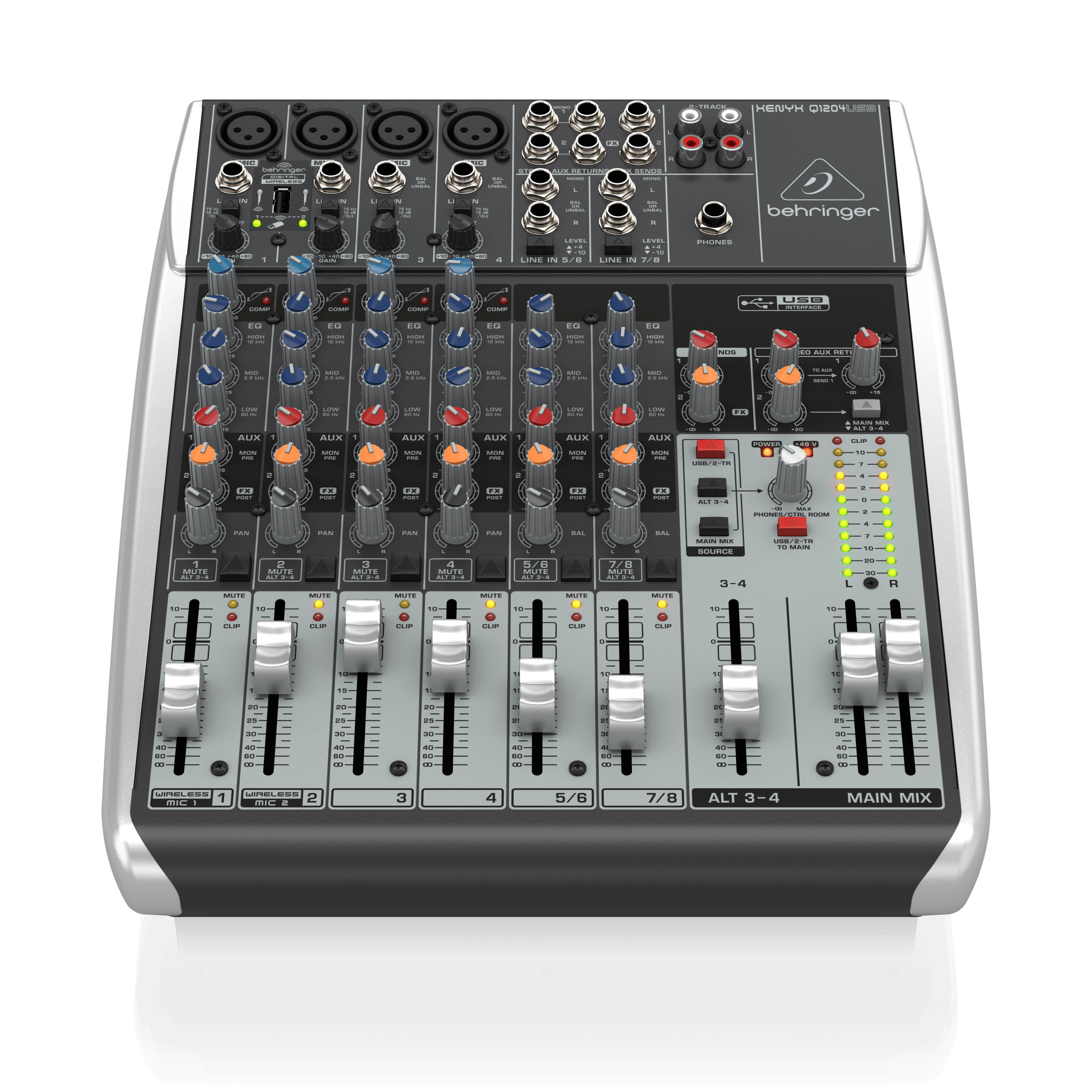 Behringer XENYX Q1204USB по цене 18 650 ₽