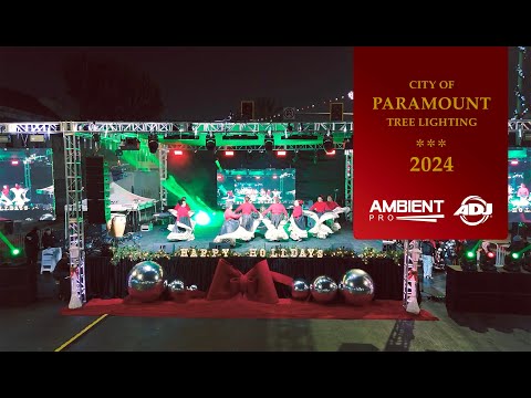 ADJ & Ambient Pro - City of Paramount Tree Lighting 2024