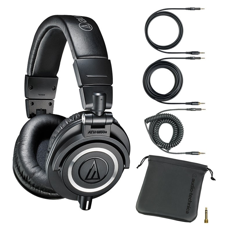 Audio-Technica ATH-M50X Black по цене 21 413 ₽