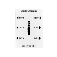 Miditoys Midi Splitter 1x5 White