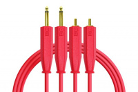 DJTT Chroma Cables Audio 1/4 - RCA Red