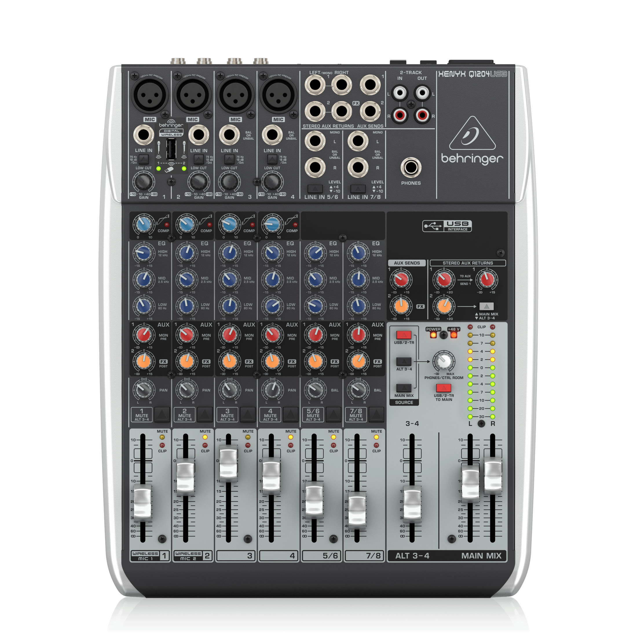 Behringer XENYX Q1204USB по цене 19 300 ₽