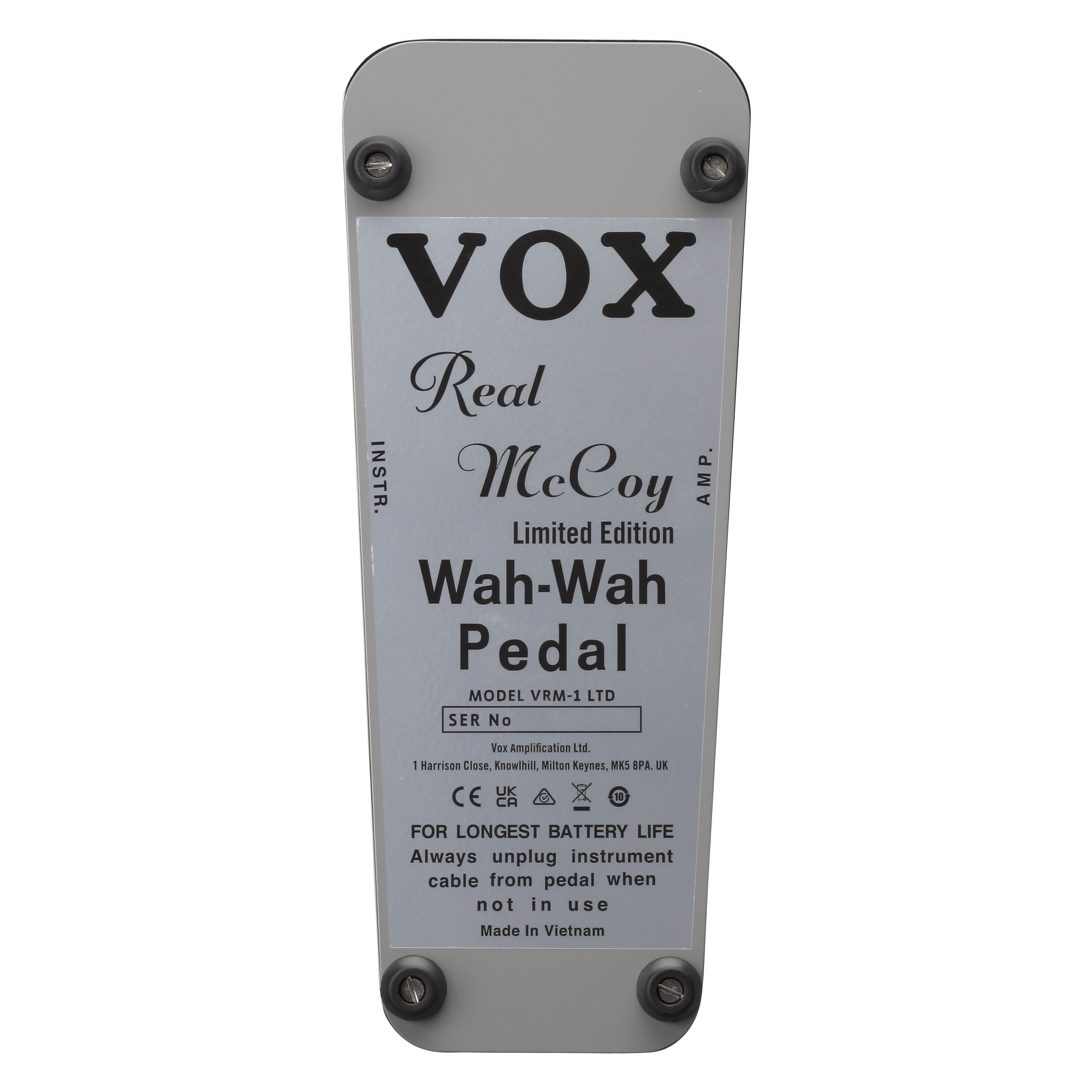 Vox Real MCCOY Wah Limited Edition по цене 42 000 ₽