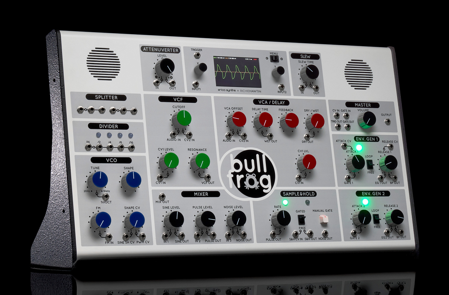 ERICA SYNTHS | Bullfrog XL — аналоговый субтрактивный синтезатор для создания музыки и обучения